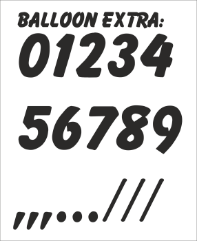 Preview: FolienPlot Zahlen Set